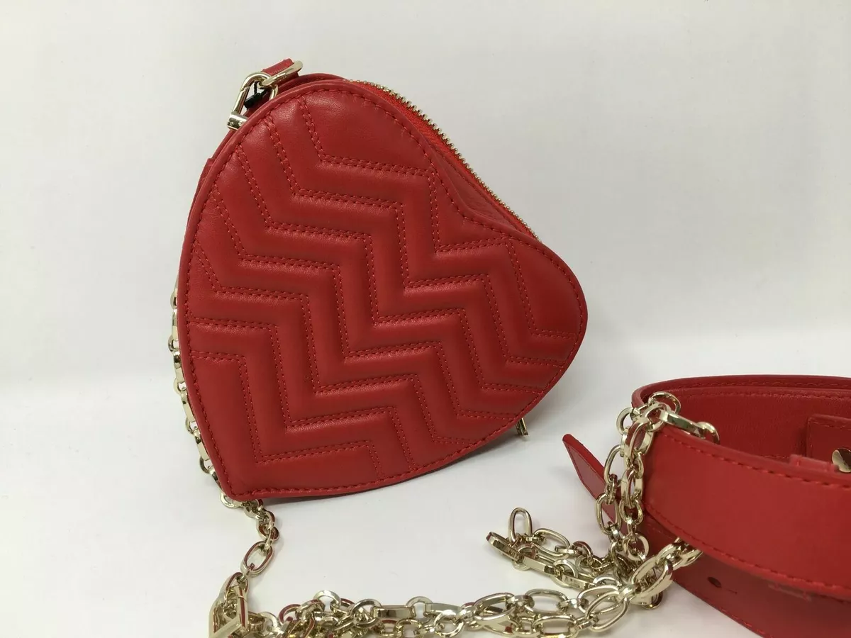 Maje red shop bag