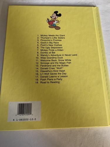 Mickey Meets the Giant - Vol 1 Children's Vintage Book Walt Disney Fun-To-Read - Foto 2 di 3