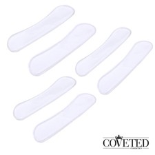Back Heel Cushion Inserts Liner Clear Silicone Pads Gel 3 Pairs