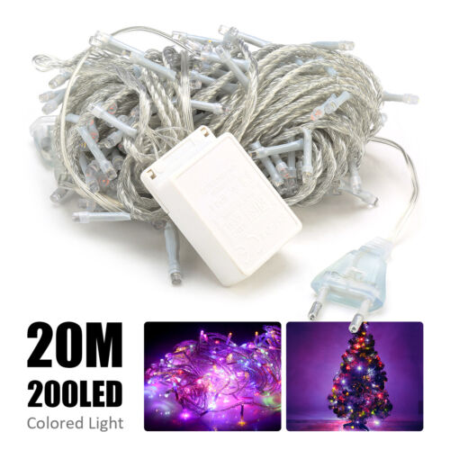 20/50/100M 200-1000LED Lichterkette Weihnachts Außen Innen Party Beleuchtung Yhq - Bild 14 von 24