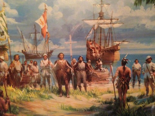 Christopher Columbus New World Discovery 550 Piece Puzzle, 18" x 24", New Sealed - Picture 2 of 3