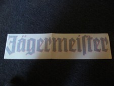 JÄGERMEISTER Aufkleber mit Schriftzug - schw...