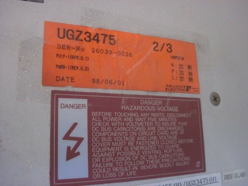 Unità di alimentazione 100% GARANZIA Reliance VZ3000 IGBT UGZ3455(H)/3475(H) - Foto 9 di 9
