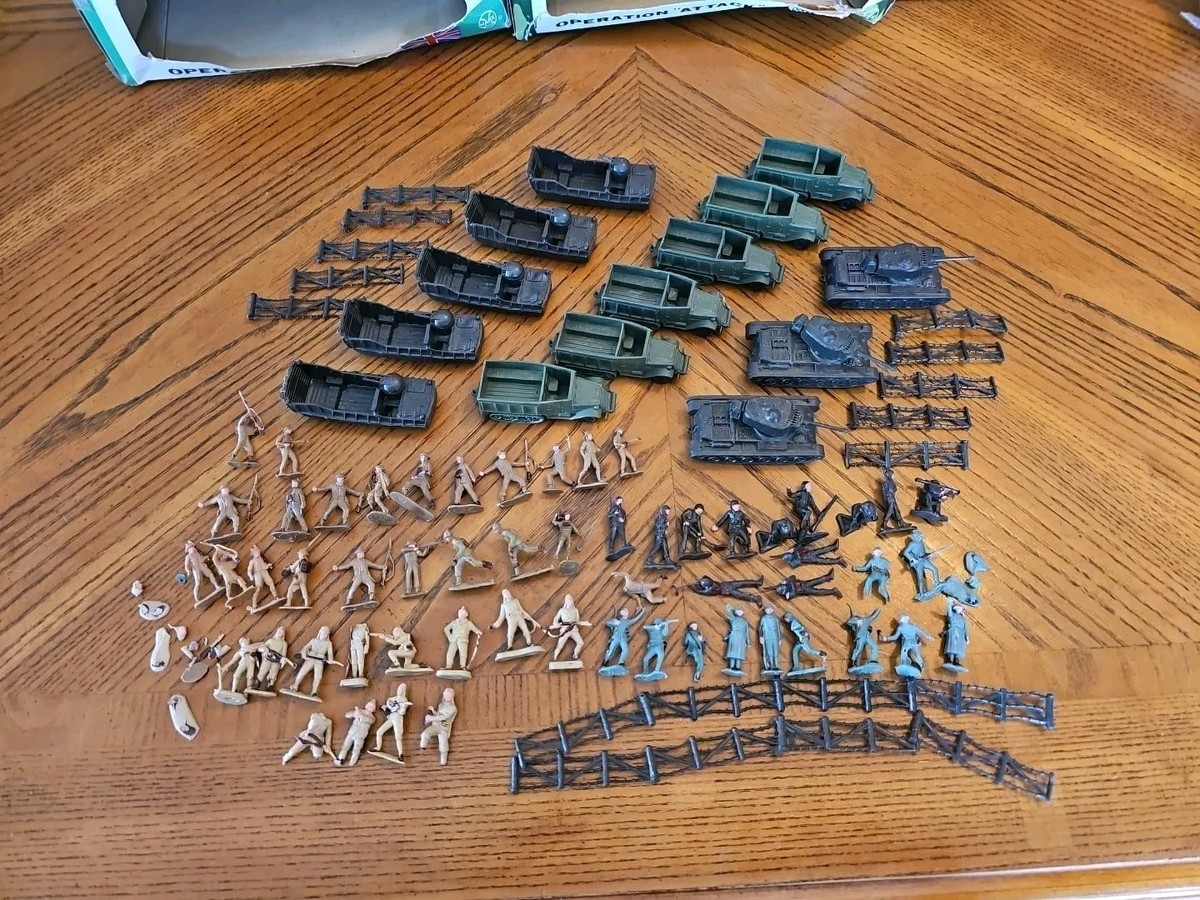 VTG 1960s Marx Operation Attack British German Japanese American