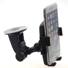 Car Mount Windshield Holder Glass Cradle Swivel Dock Suction for Smartphones