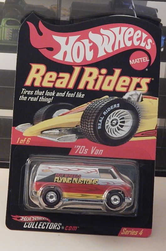 ミニカー HotWheels Real Riders 70's Van 70's Van Hot Wheels