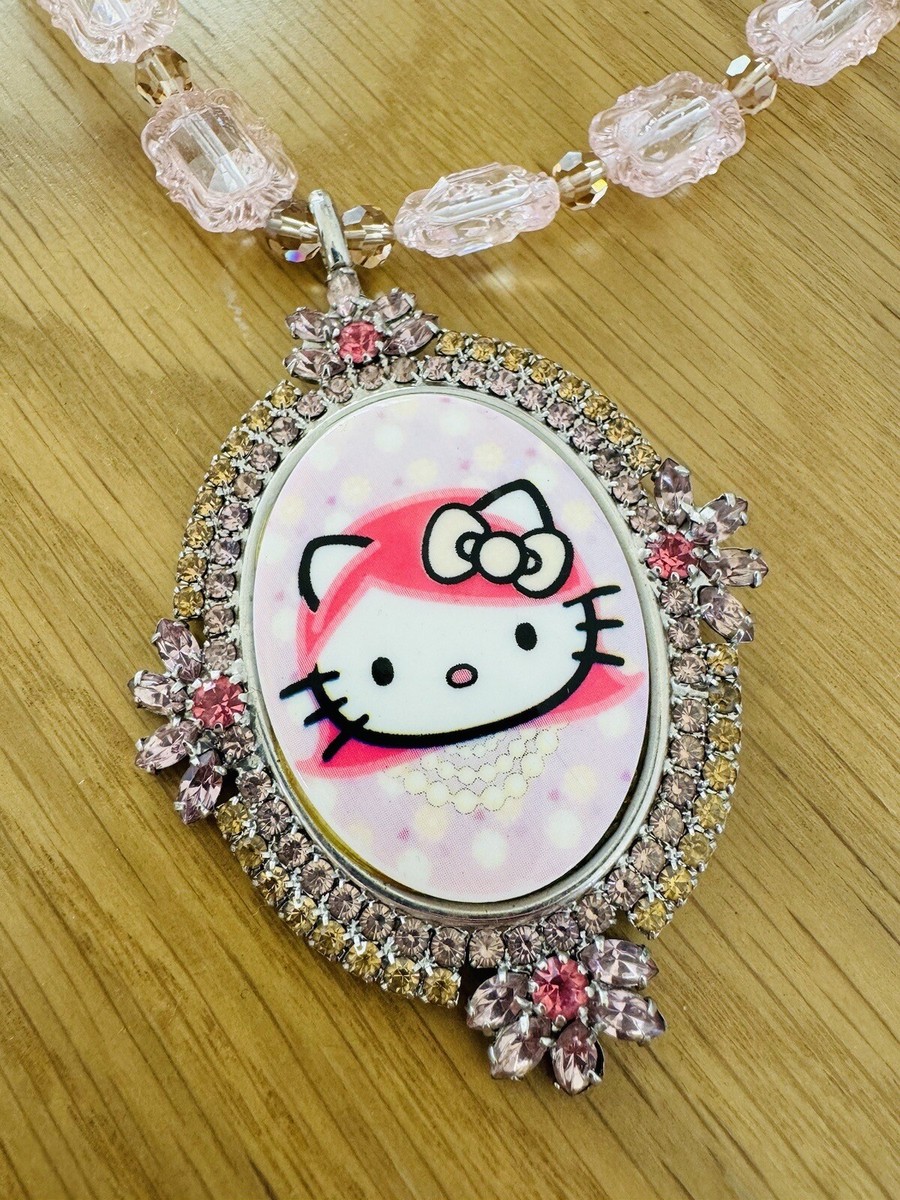 Tarina Tarantino x Hello Kitty Pink Necklace Swarovski Paris
