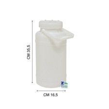 Yuebaaf Set 4 Contenitori Alimentari 12 Qt Con Coperchi, Certificati NSF, Impilabili, Freezer-Forno, Per Ristoranti E Cucina