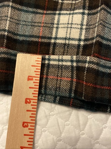 Pantaloni uomo vintage Country Britches Lambs lana rosso verde bianco nero a quadri - Foto 9 di 15