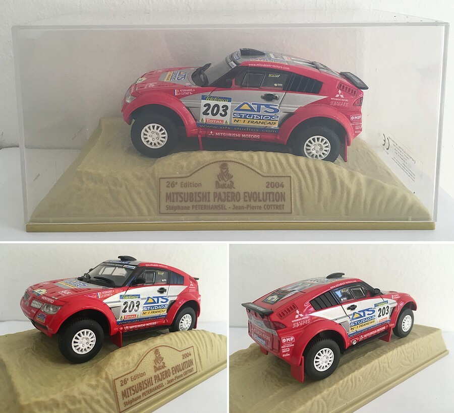 NOREV パジェロEVOLUTION 2004 DAKAR Mitsubishi Pajero Evolution Rally Paris Dakar 2004 - 1:43