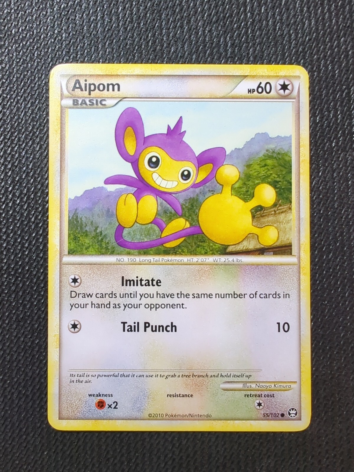 Pokémon TCG Aipom Triumphant 55/102 Regular Common