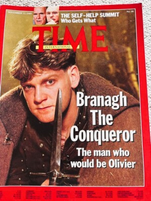Kenneth Branagh TIME international - Nov. 1989 East / West Germany