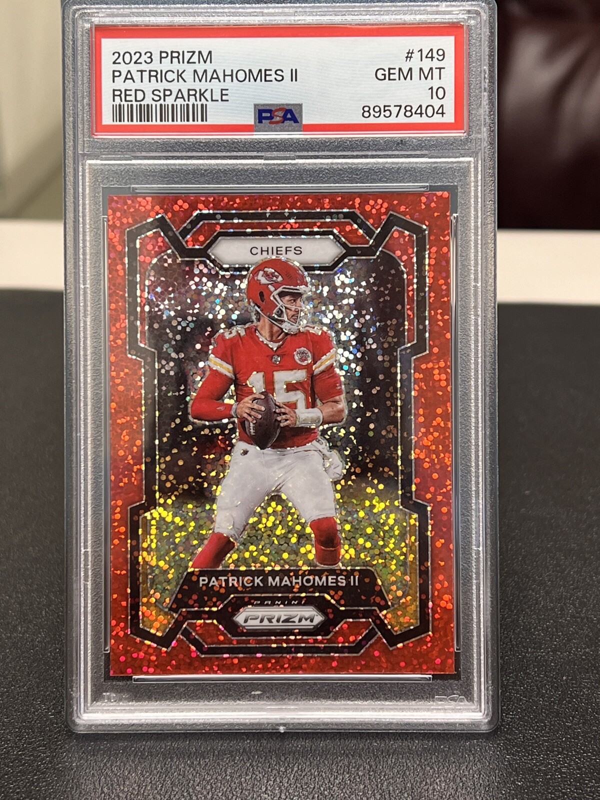 Patrick Mahomes II 2023 Prizm #149 Red Sparkle /(SSP) Price Patrick Mahomes II 2023 Prizm #149 Red Sparkle /(SSP) Price