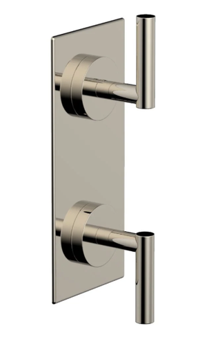 Phylrich 4-013/014 3/4" Thermostat-Duschverkleidung in poliertem Nickel