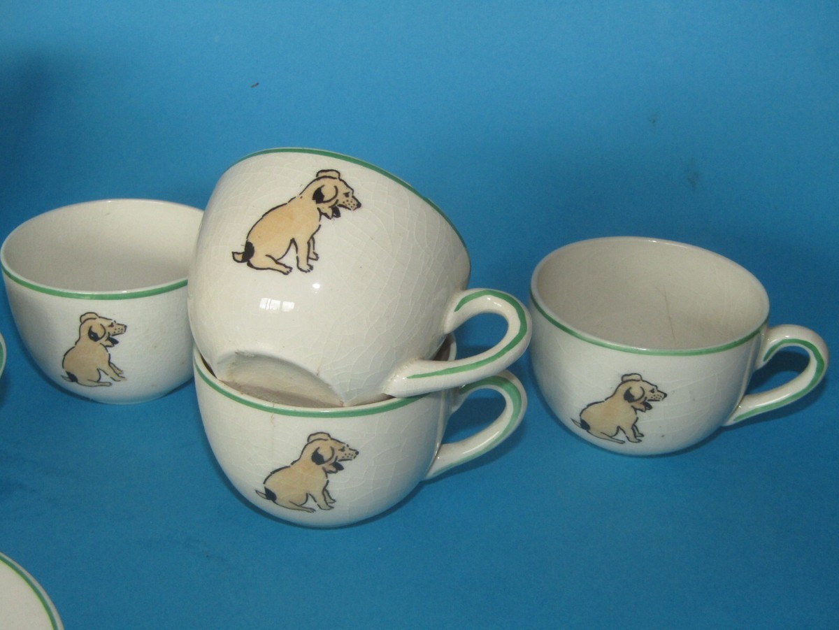 Antigua Dinette De Porcelana Inglesa Corona Ware Art Deco