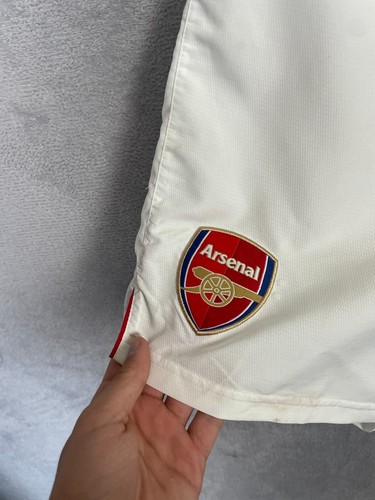 Arsenal London Football Shorts White Nike Vintage Polyester Mens Size XXL - Picture 3 of 10