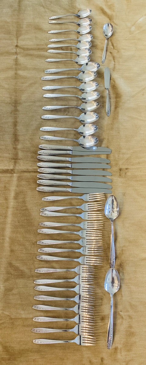 アールデコ1930年代WM ROGERSカトラリー アメリカ 8本シルバーPL アールデコ1930年代WM ROGERSカトラリー アメリカ 8本シルバーPL