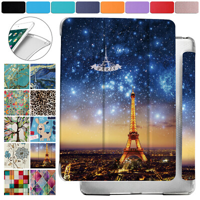 iPad Air 3 PRO 10.5 9.7 10.9 7.9 10.2 Honeycomb Transparent Cover Paris Night