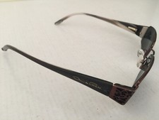 Oscar de La Renta CUSLR 11 Sunglasses Copper carving Frames smoke lenses