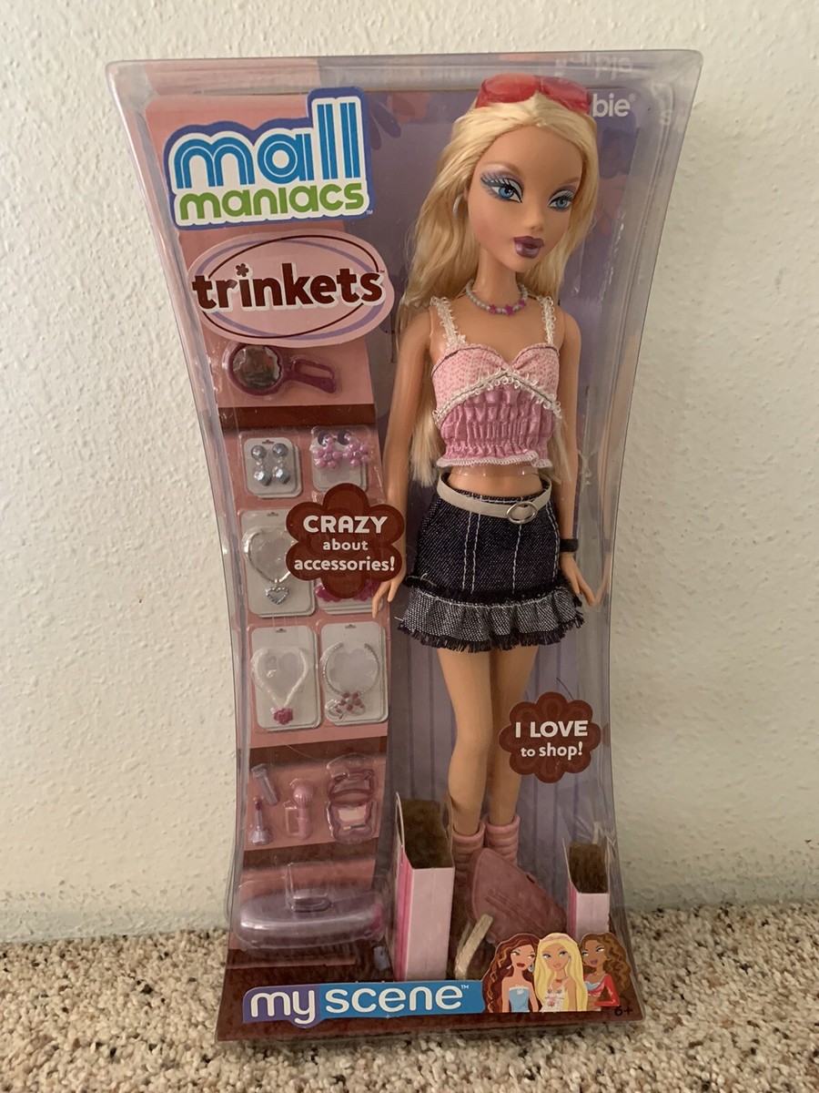 2005 Mattel My Scene Barbie Mall Maniacs Trinkets Barbie Doll