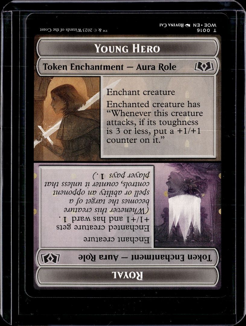 Young Hero/Royal Role Token - 16 - WOE - NM - MTG Magic the Gathering | eBay