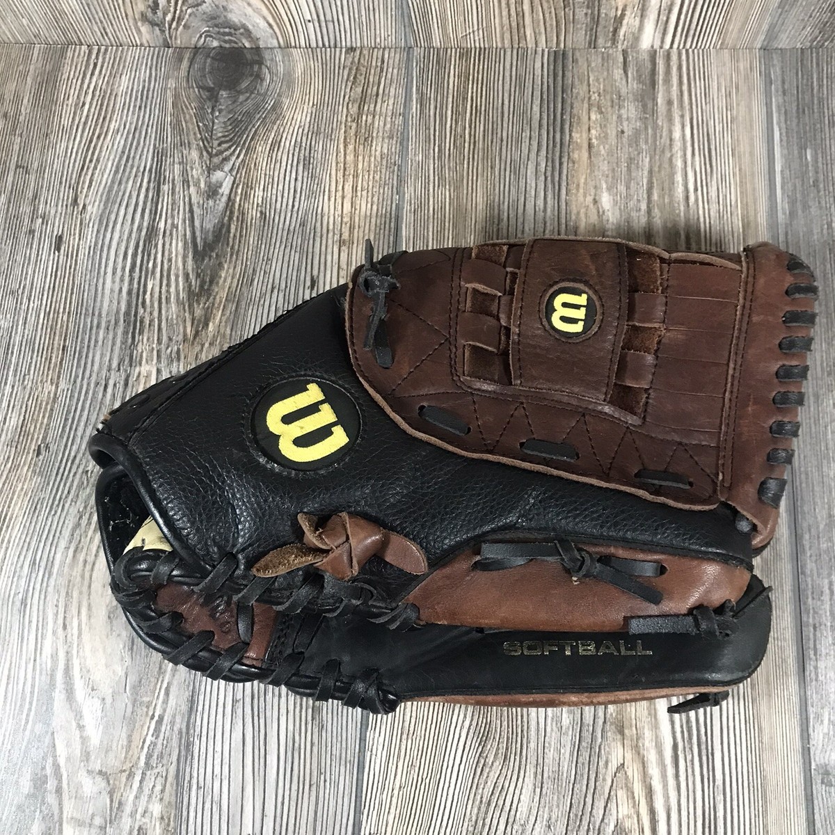 Wilson Elite Softball Glove 13'' A2477 Eco Leather Brown & Black