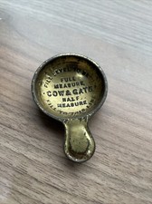 VINTAGE COW & AND GATE BABY MILK FORMULA METAL MEASURE SPOON/ SCOOP 1960's #9