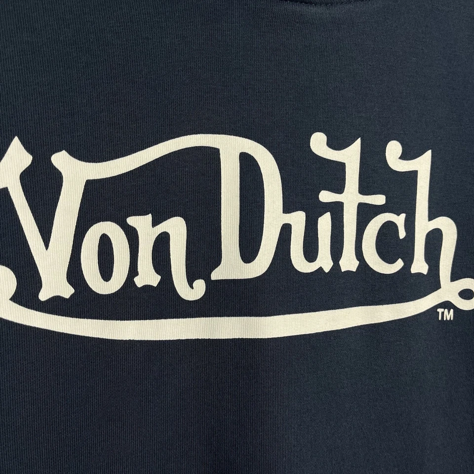 Señoras Von Dutch Y2K Big Logo sudadera con capucha azul tamaño mediano 8 alg... - Imagen 4 de 4