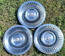 3 1963 1964 Cadillac Hubcap Wheel Covers Deep Dish 15 Nice 3 1963 1964 Cadillac Hubcap Wheel Covers Deep Dish 15 Nice