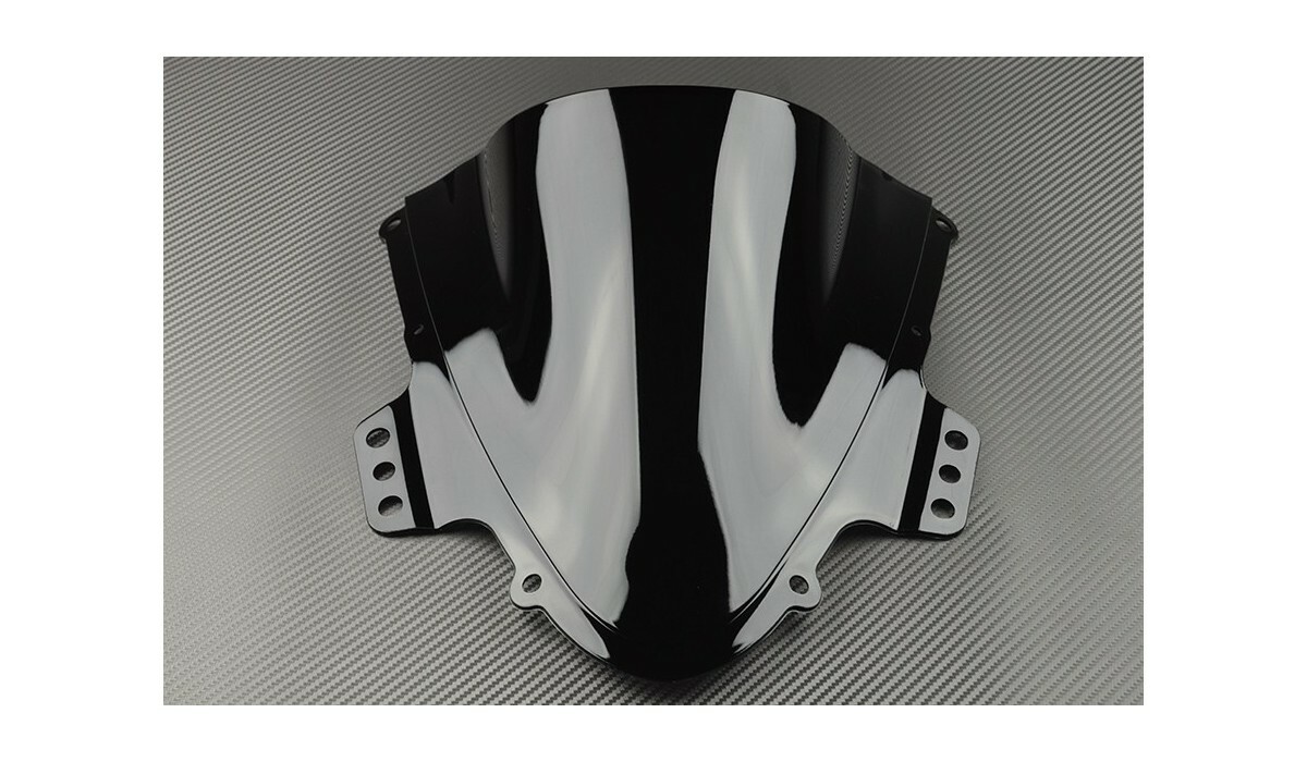 Bulle noire double courbure pour protéger le motard en GSXR 1000