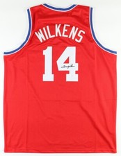 Lenny Wilkens Signed Hawks Jersey (JSA COA) St Louis Point Guard 1960–1968