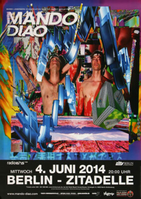 Mando Diao - Aelita , Berlin 2014 | Konzertplakat | Poster