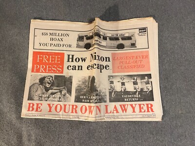 July 1973 Los Angeles Free Press Newspaper Joan Baez Judy Collins Linda Ronstadt