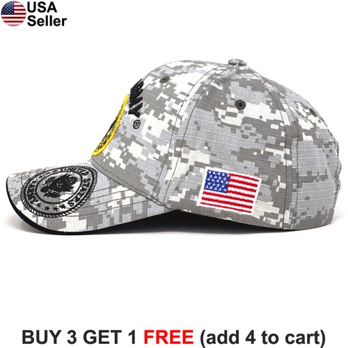 Gorra con logotipo del ejército de los Estados Unidos sombrero sombrero de EE. UU. militares de las fuerzas armadas de los Estados Unidos patriota fuerte - Imagen 12 de 16
