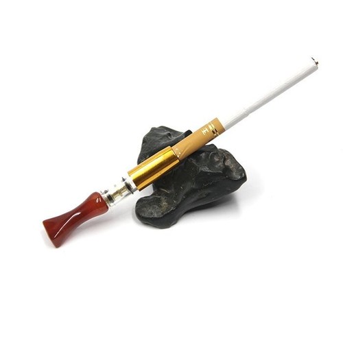 Agate Double Cigarette Holder Filter Jade Circulating Men's Cigarette Set Filter - Picture 3 of 4