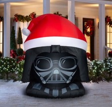 STAR WARS 8-ft LED Darth Vader Head Christmas Airblown Inflatable Decoration