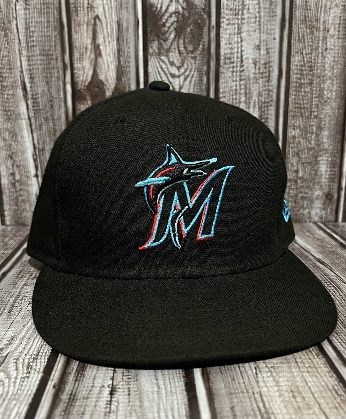 New Era 59fifty Authentic Collection On Field 7 3/8 Florida Marlins Baseball Hat