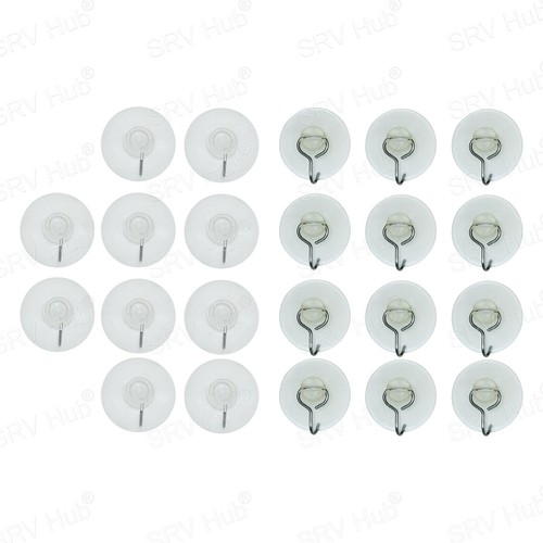 Christmas Ornament Hanging Hooks Easy Fix Bendable Metal Hooks Suction Cup Hooks - Picture 115 of 132