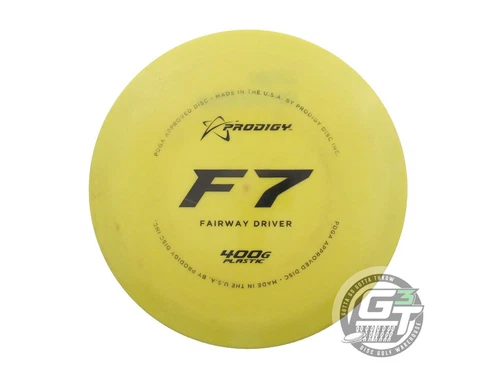 USED Prodigy Discs 400G F7 176g Mustard Black Stamp Fairway Driver Golf Disc