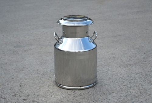 NEW stainless steel milk churn milkchurn milking pot 30L churn - FREE POSTAGE - Picture 1 of 8