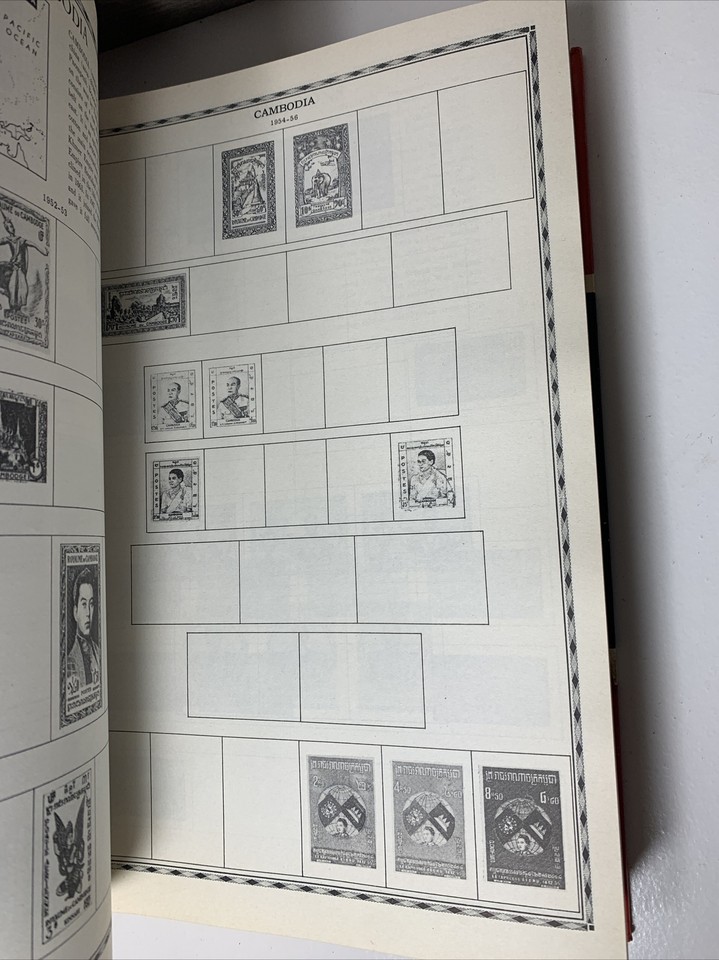 Without Stamp Vintage 1960 Illustrated Around-The-World Stamp Album - Without Stamps ...