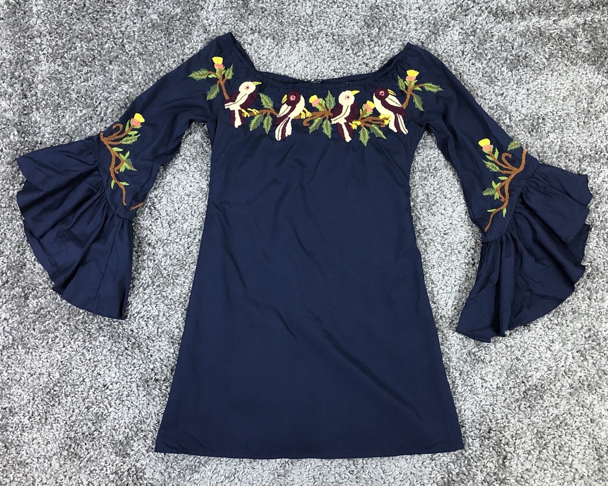 green emerald velvet dress Baltic Born Womens Judith Dress | Blue + Golden Floral