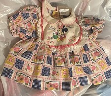 Vintage Disney Babies Minnie Mouse Dress 0-6 Months