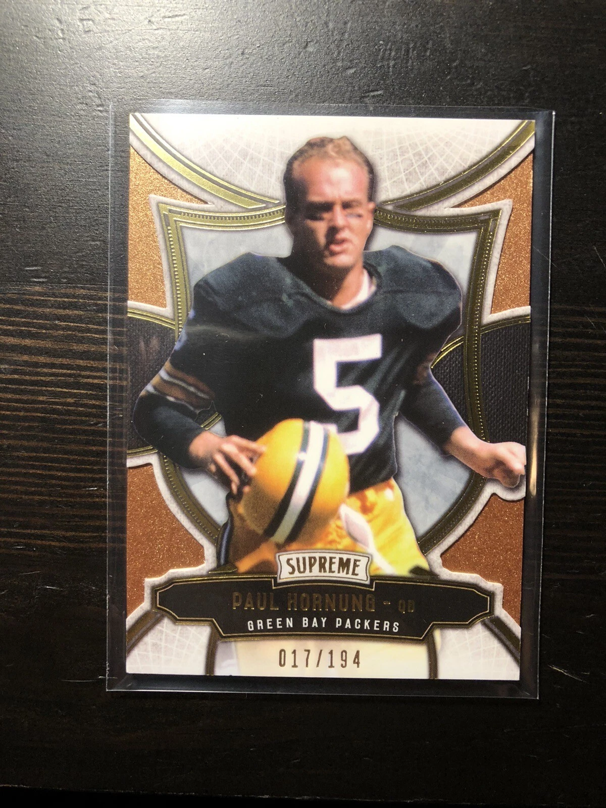 2015 Topps Supreme Copper /194 Paul Hornung #57 HOF Packers Card PWE