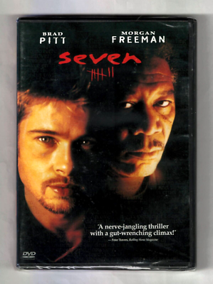 七田式 Monthly DVD SEALED NEW DVD: SEVEN (SE7EN) 1995 Brad Pitt Morgan Freeman