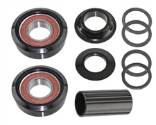 ALTALINE BMX ALLOY BOTTOM BRACKET SEALED BEARING SET AMERICAN 22A 22MM KIT BLACK