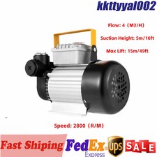 Commercial Motor Electric Oil Pump Self Priming Transfer Pump 16GPM 110V 550W US