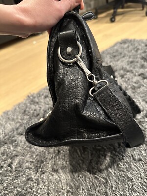 Balenciaga Part Time Bag In Black With Sliver Hardware | eBay