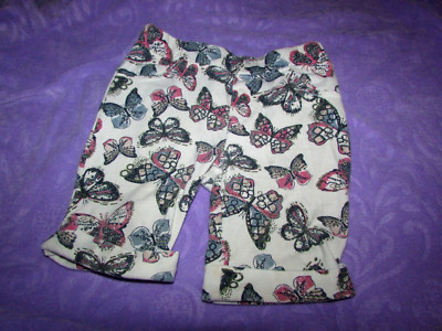 girls 2 pair SHORTS EPIC THREADS 1 butterflies 1 tigers rear pocket 3T (baby 41)