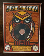 MUSIC MIDTOWN ATLANTA FESTIVAL 2016 POSTER POST MALONE FALL OUT BOY BILLIE ELISH